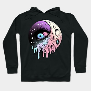 Melting moon eye Hoodie